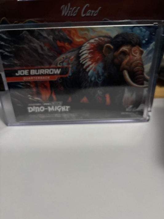 2025 Wild Card Alumination Dino-Might Joe Burrow Painted Mammoth 1/1 One of One