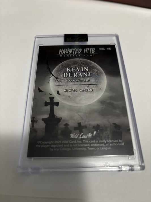 2025 Wild Card Haunted Hits Kevin Durant Monster Hunt Green Foil /3 SSP Rare KD