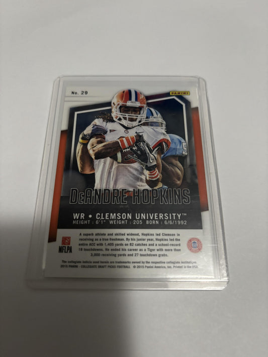 2015 Panini Prizm Draft Picks DeAndre Hopkins Silver Prizm #29 Clemson
