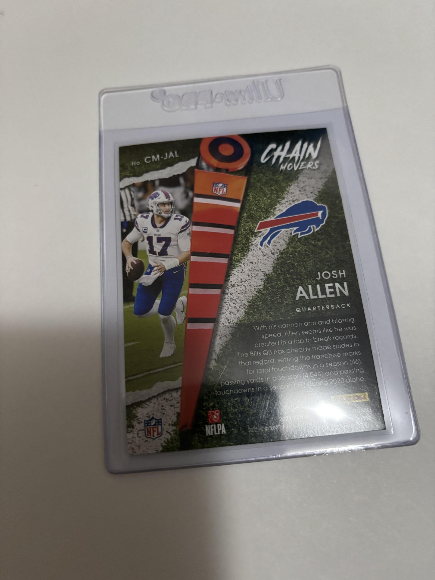 2021 Panini Contenders Josh Allen Chain Movers #CM-JAL Buffalo Bills