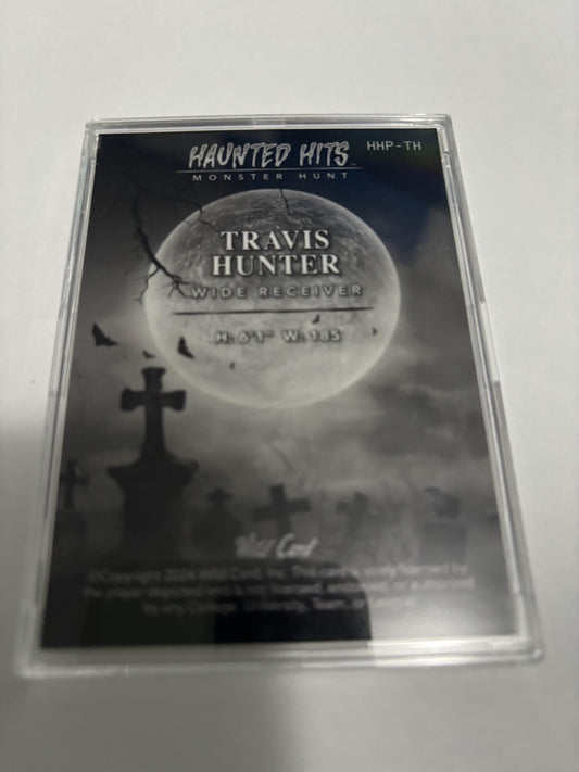 2024 Wild Card Haunted Hits Travis Hunter 2/2 Two Monster Hunt Colorado