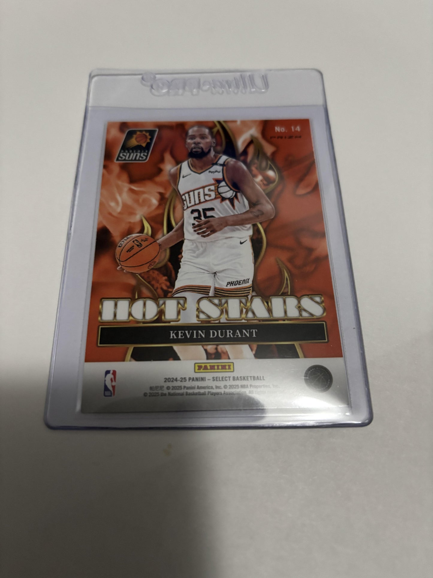 2024-25 Panini Select Kevin Durant Hot Stars Prizm #14 Phoenix Suns