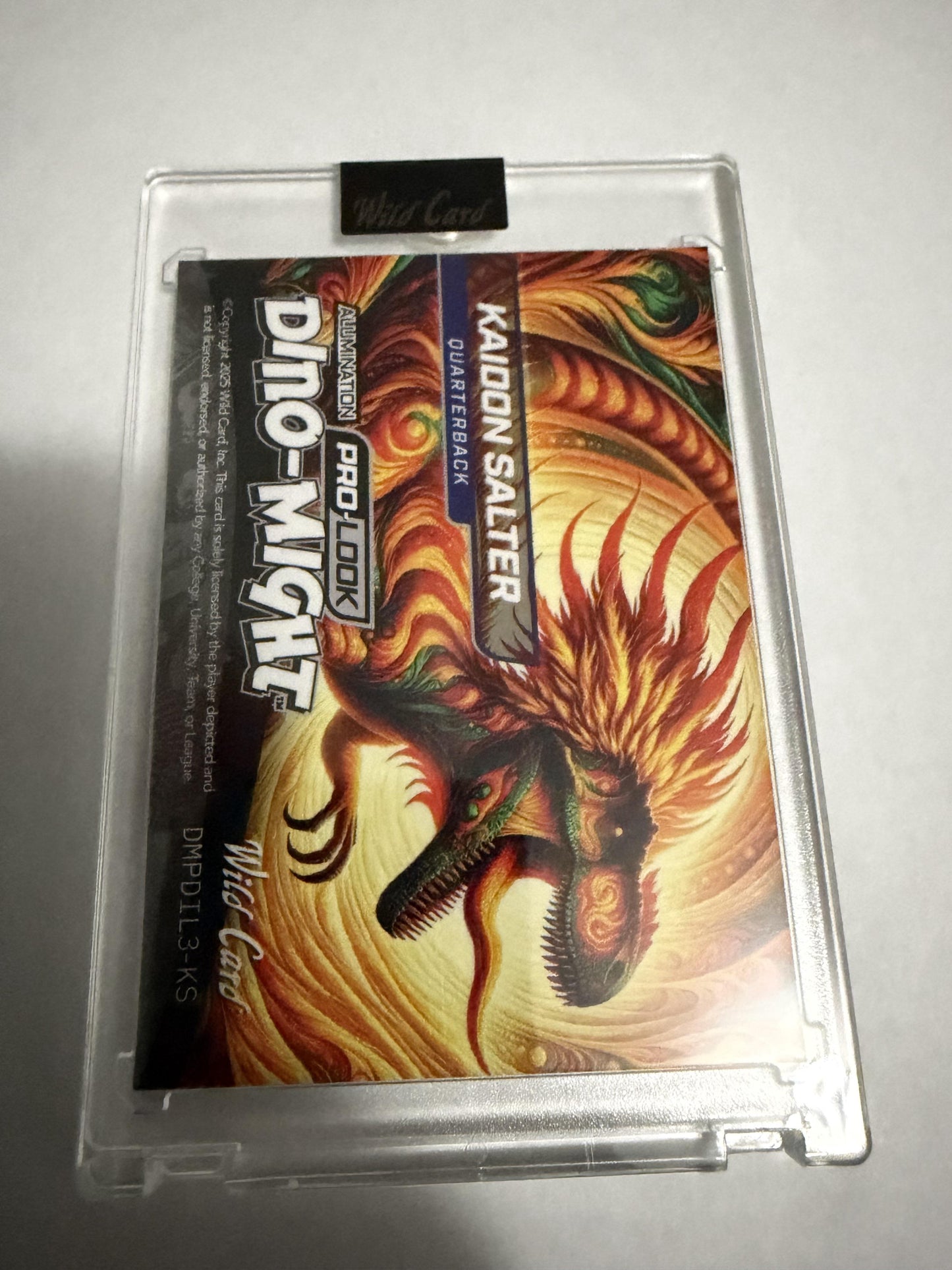 2025 Wild Card Dino-Might Kaidon Salter /25 Pro-Look Alumination RC