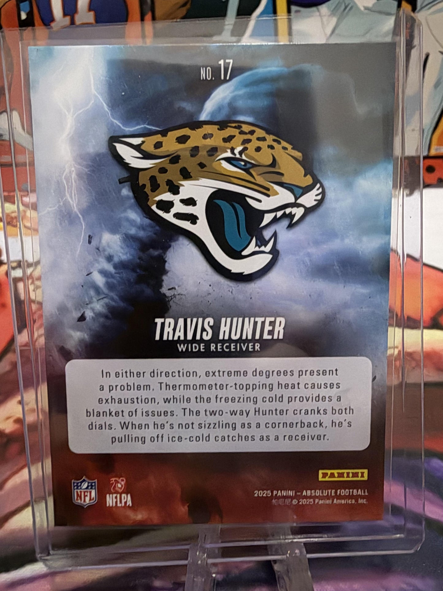 2025 Panini Absolute Travis Hunter By Storm Rookie RC #17 Jaguars