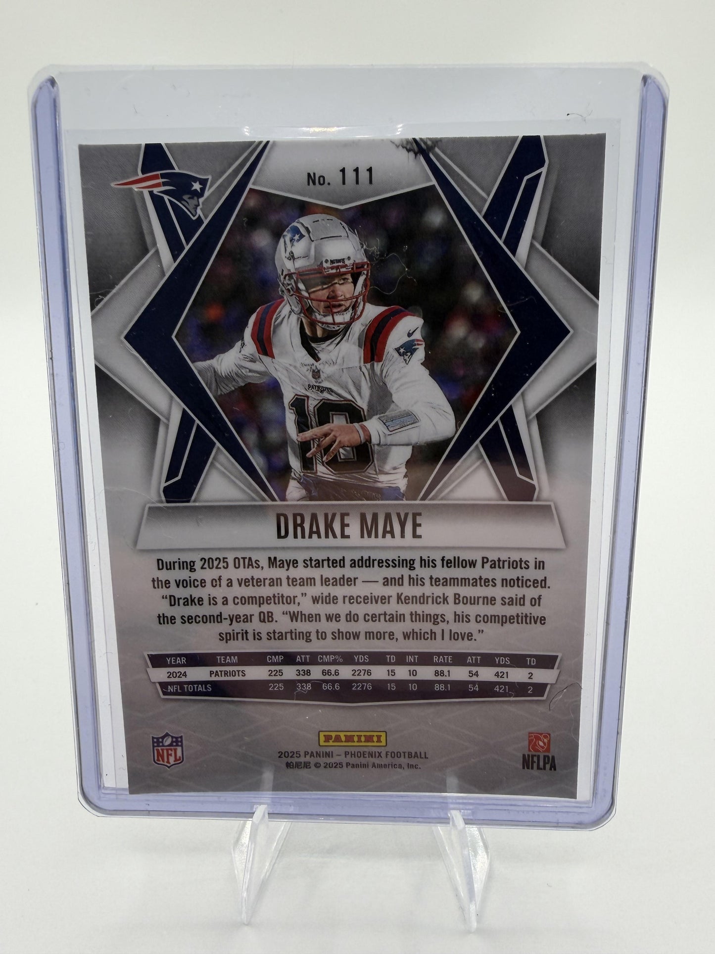 2025 Panini Phoenix Drake Maye New England Patriots #111