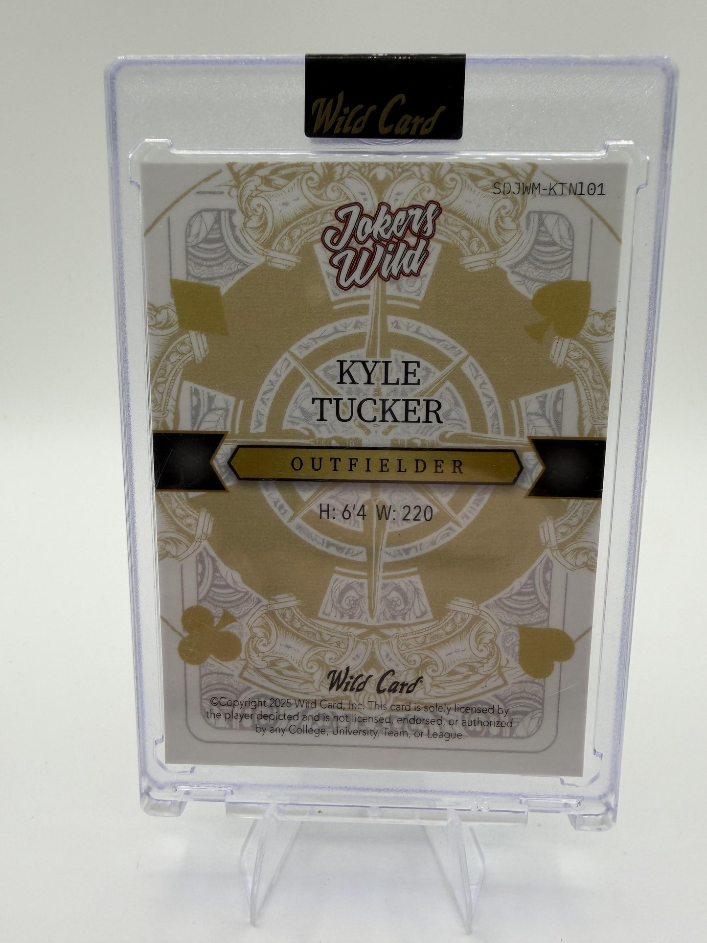 2025 Wild Card Jokers Wild Kyle Tucker 1/1 One of One Outfielder Houston