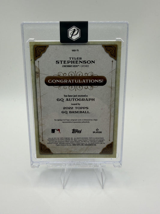 2022 Topps Gypsy Queen Tyler Stephenson On-Card Auto Card Cincinnati Reds GQA-TS