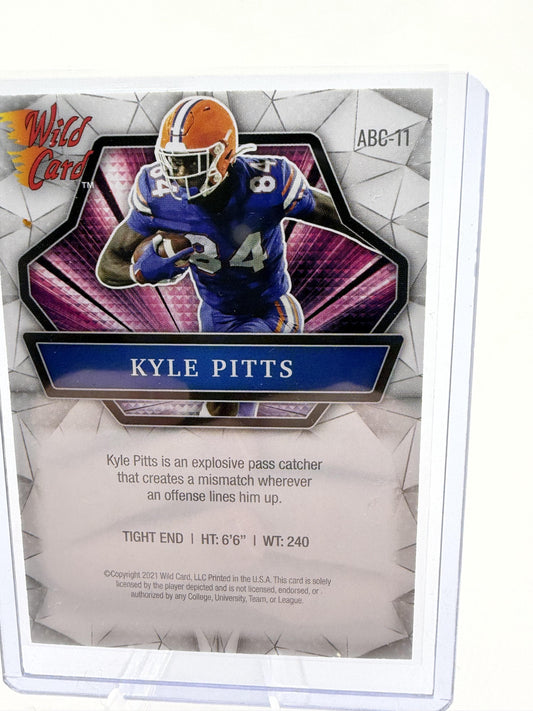 2021 Wild Card Alumination Kyle Pitts Rookie Card #ABC-11 Falcons TE RC