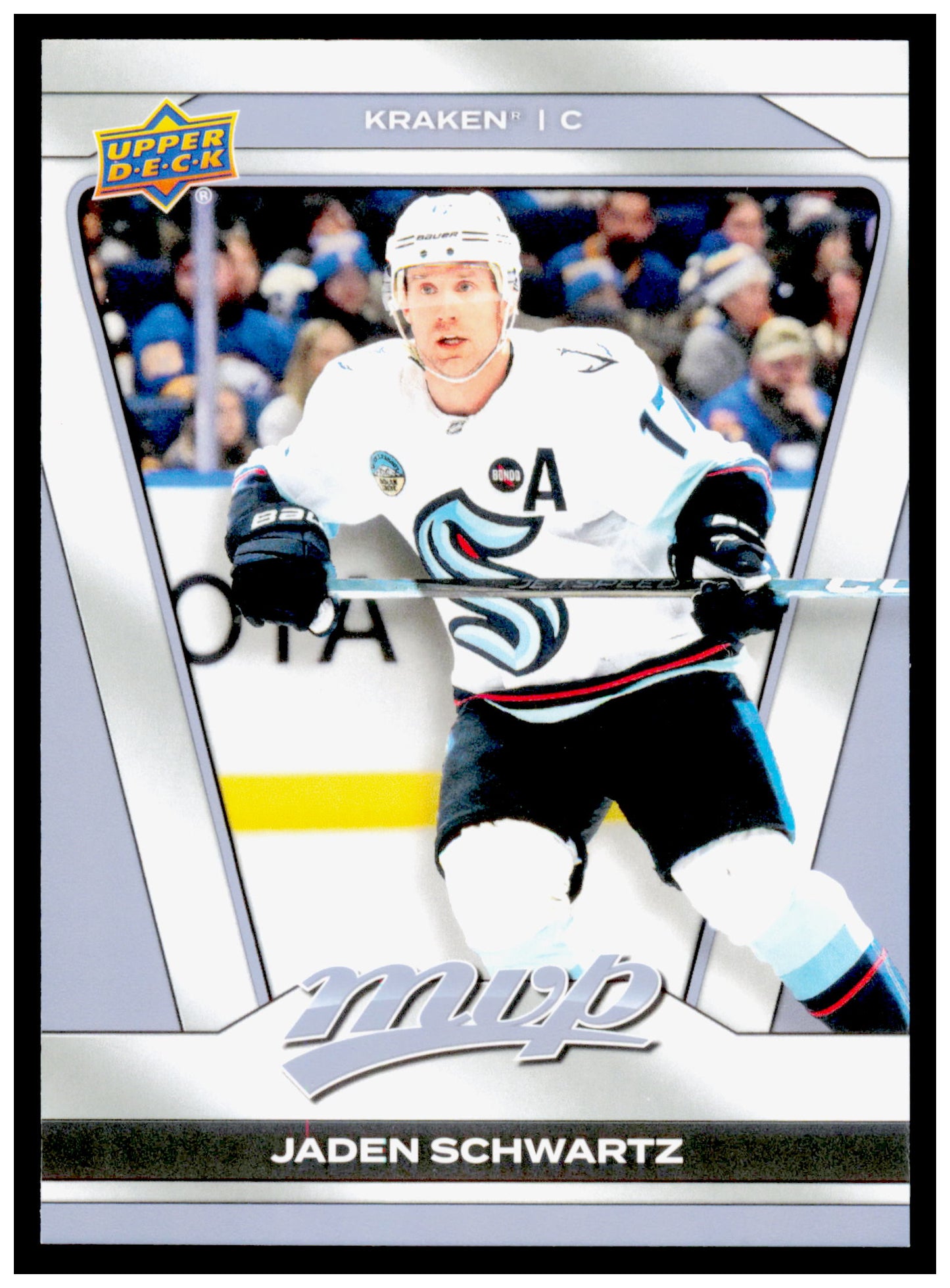 2025-26 Upper Deck MVP Jaden Schwartz Card Seattle Kraken #97