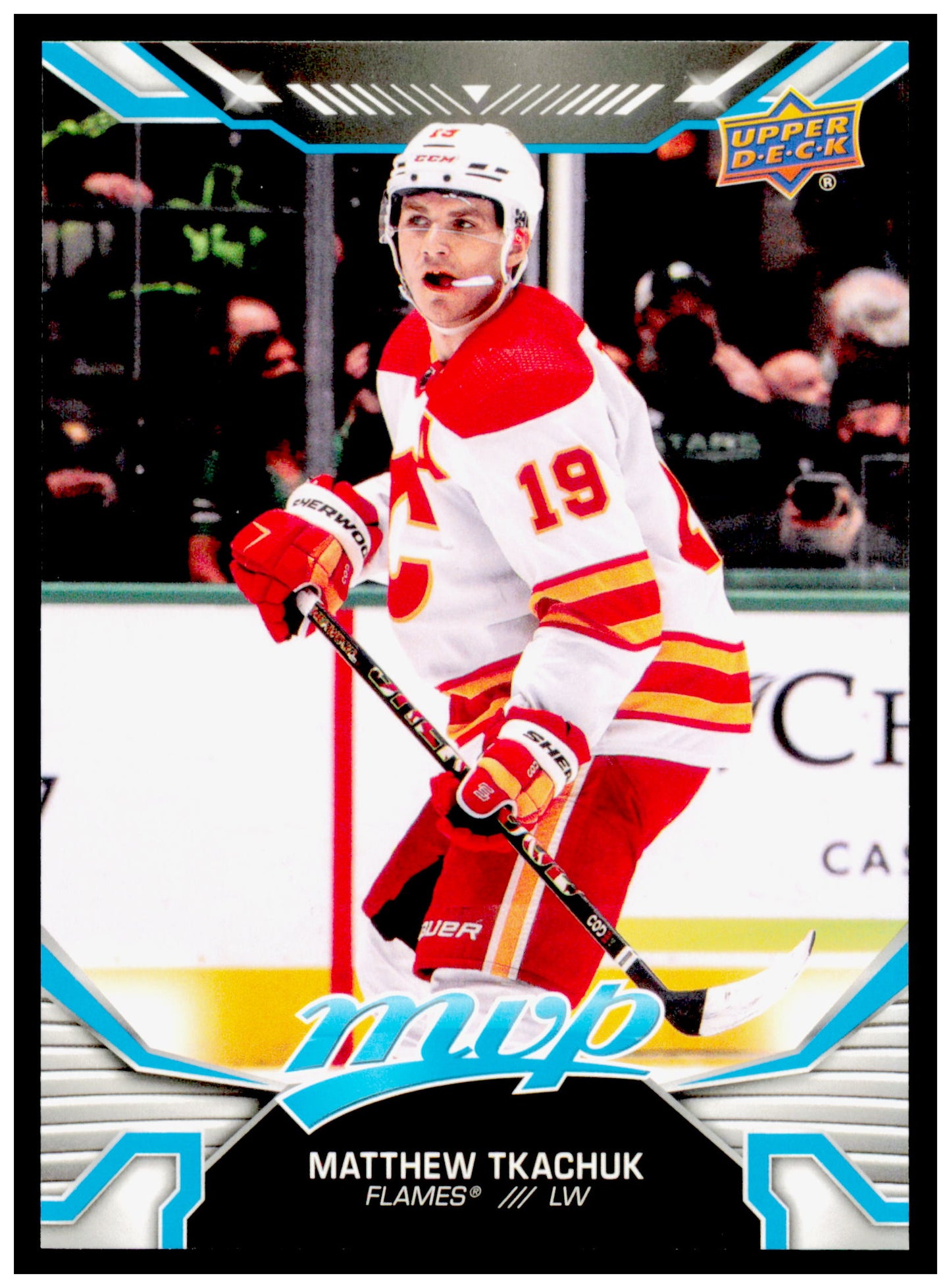 2022-23 Upper Deck MVP Matthew Tkachuk Card Calgary Flames #206