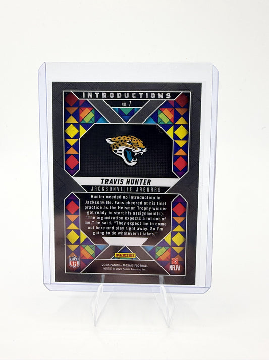 2025 Panini Mosaic Travis Hunter Card Introductions Mosaic Jaguars