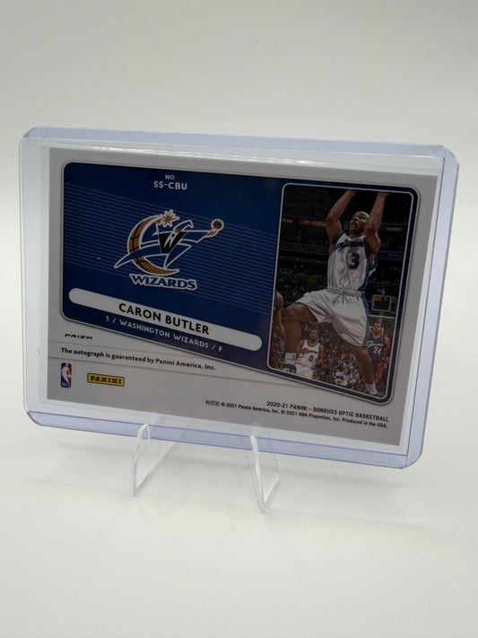 2020-21 Donruss Optic Caron Butler Card Signature Series AU Wizards