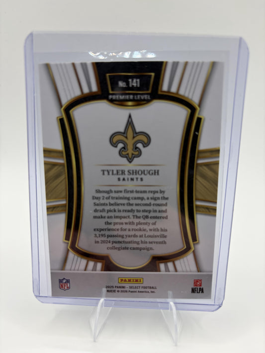 2025 Panini Select Tyler Shough Card Premier Level Saints #141