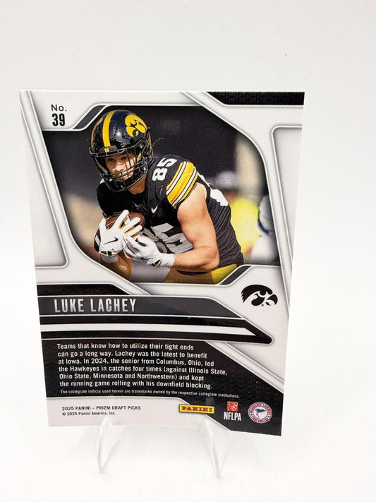 2025 Panini Prizm Draft Picks #39 Luke Lachey