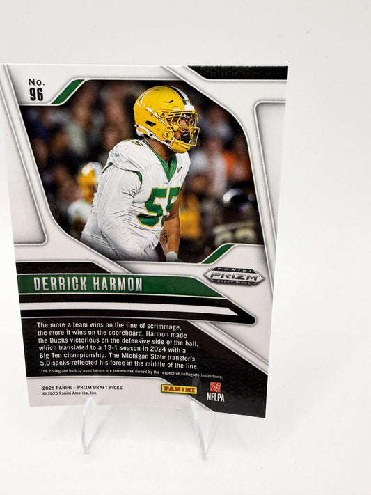 2025 Panini Prizm Draft Picks #96 Derrick Harmon
