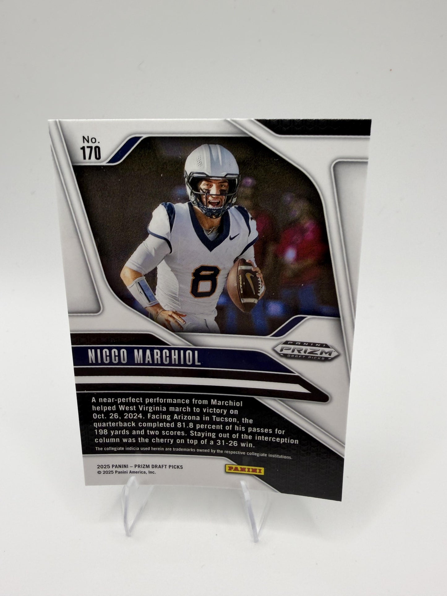 2025 Panini Prizm Draft Picks #170 Nicco Marchiol