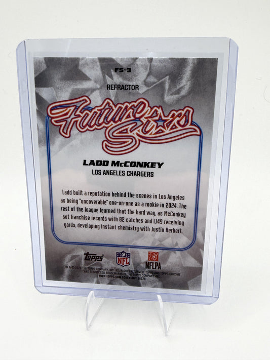 2025 Topps Chrome #FS-3 Ladd McConkey Future Stars Refractor