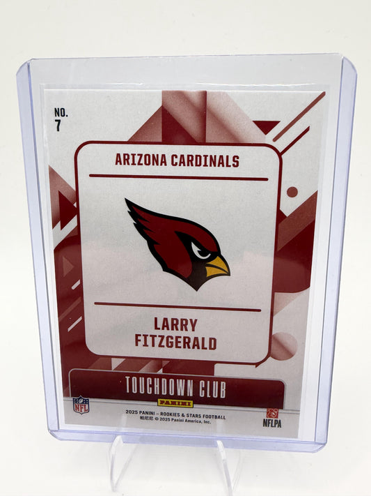 2025 Panini Rookies & Stars #7 Larry Fitzgerald Touchdown Club