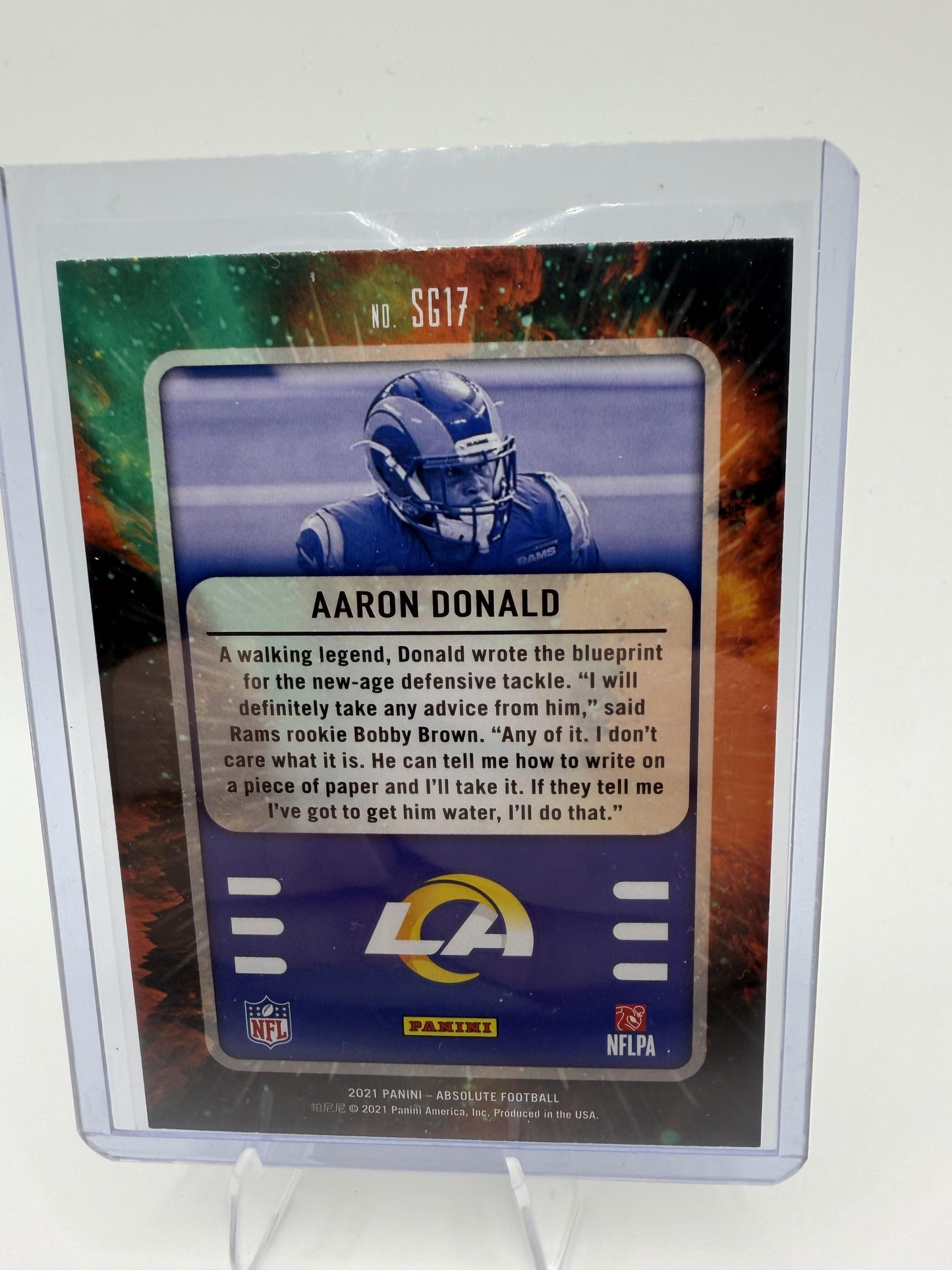 2021 Panini Absolute #SG17 Aaron Donald Star Gazing