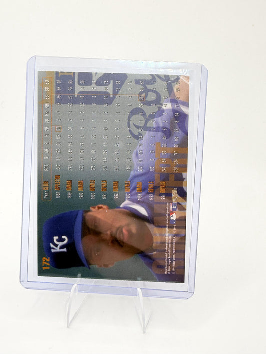 1995 Fleer Terry Shumpert Card Kansas City Royals #172
