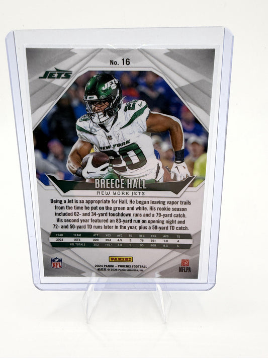 2024 Panini Phoenix Breece Hall #16 New York Jets Card