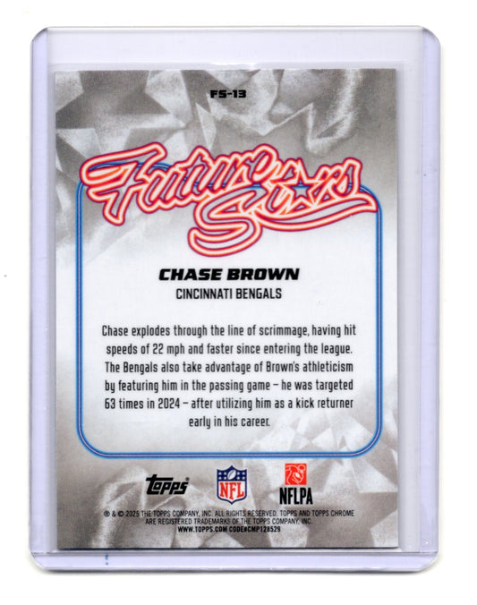 2025 Topps Chrome Caleb Williams Card Future Stars X-Fractor Bears