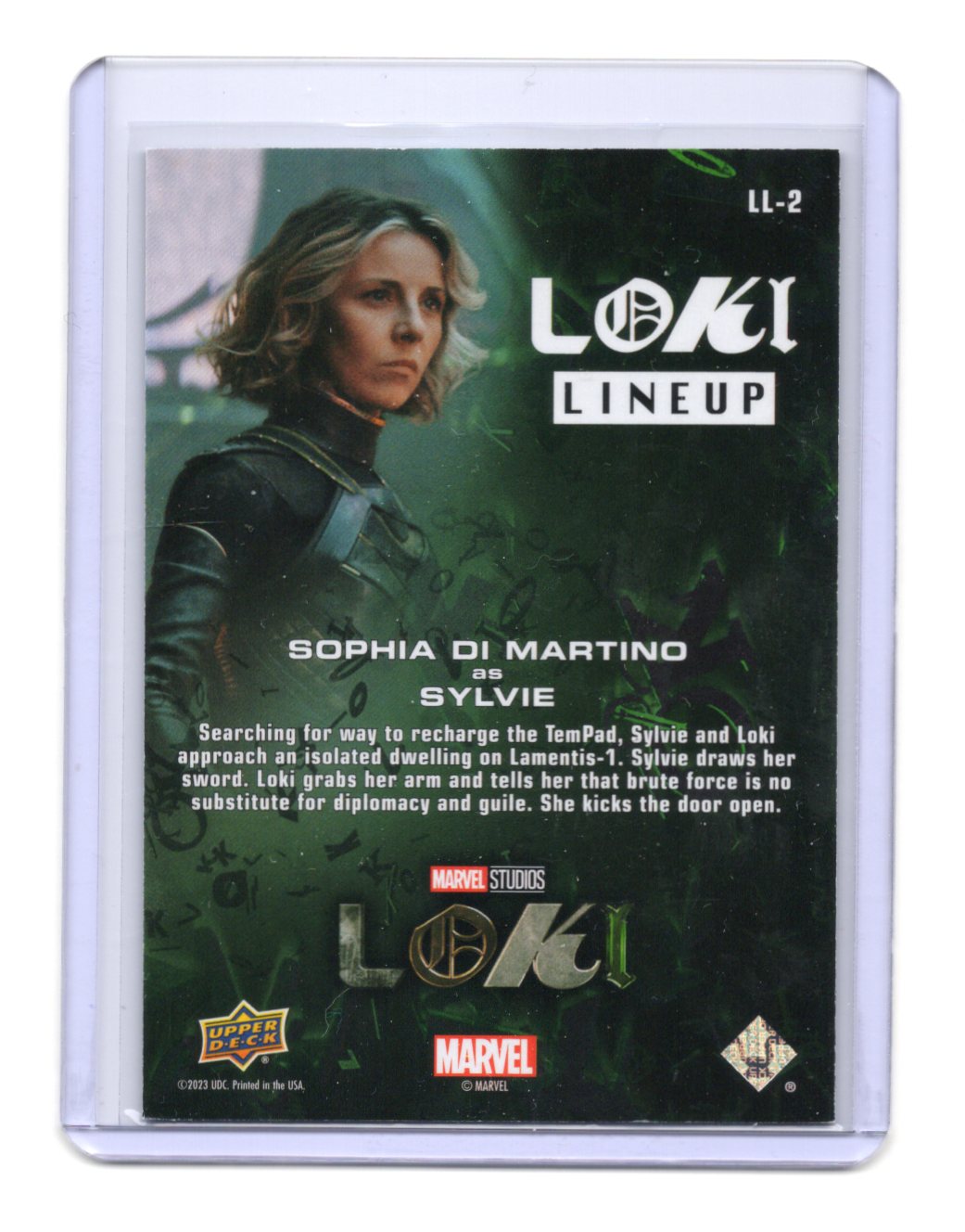 2023 Upper Deck Marvel Loki Season 1 Sylvie Card Loki Lineup #LL-2