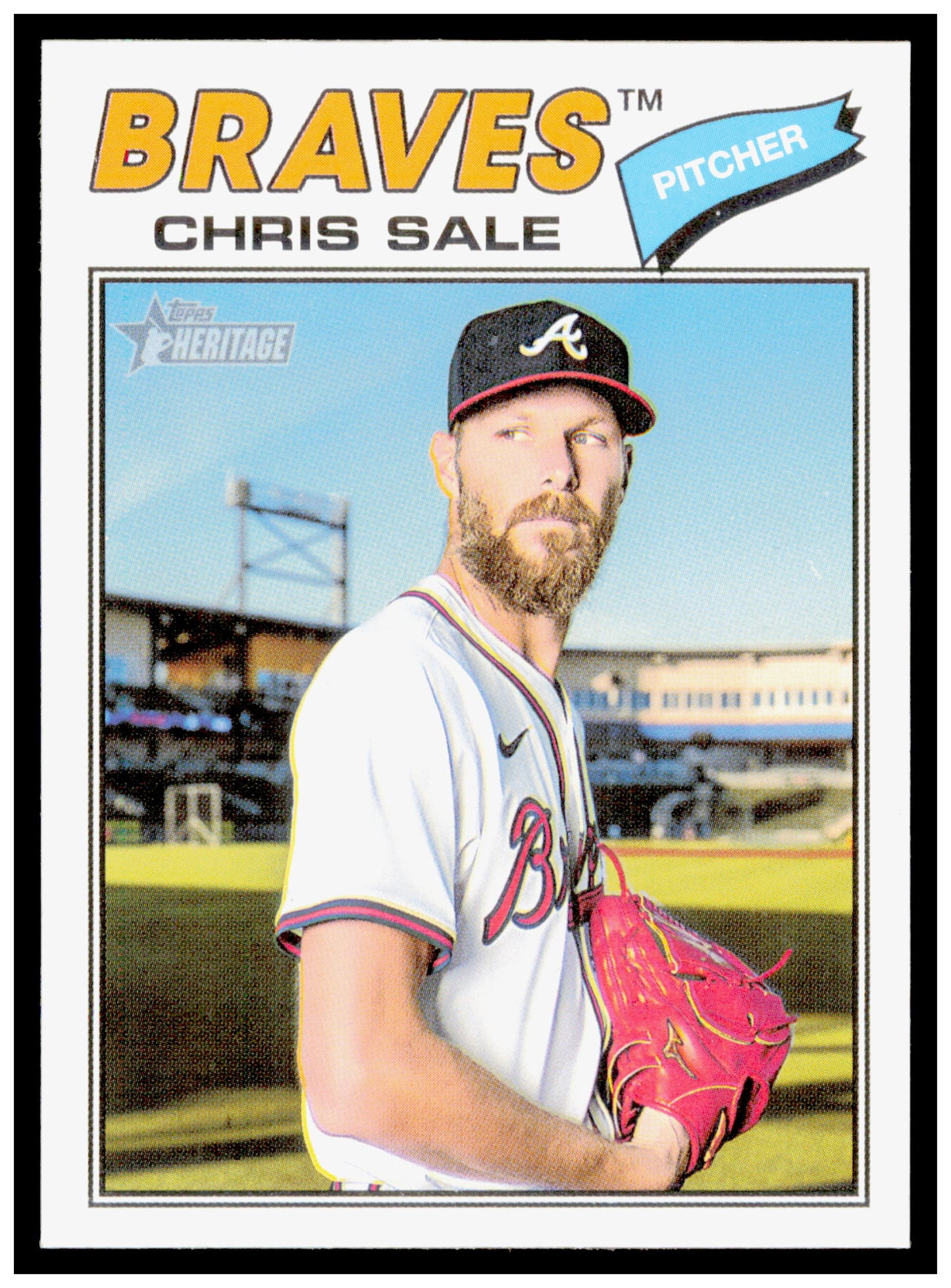 2026 Topps Heritage Chris Sale Card Atlanta Braves #278