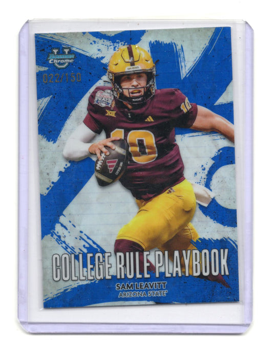 2025 Bowman University LaNorris Sellers College Rule Playbook Blue Refractor