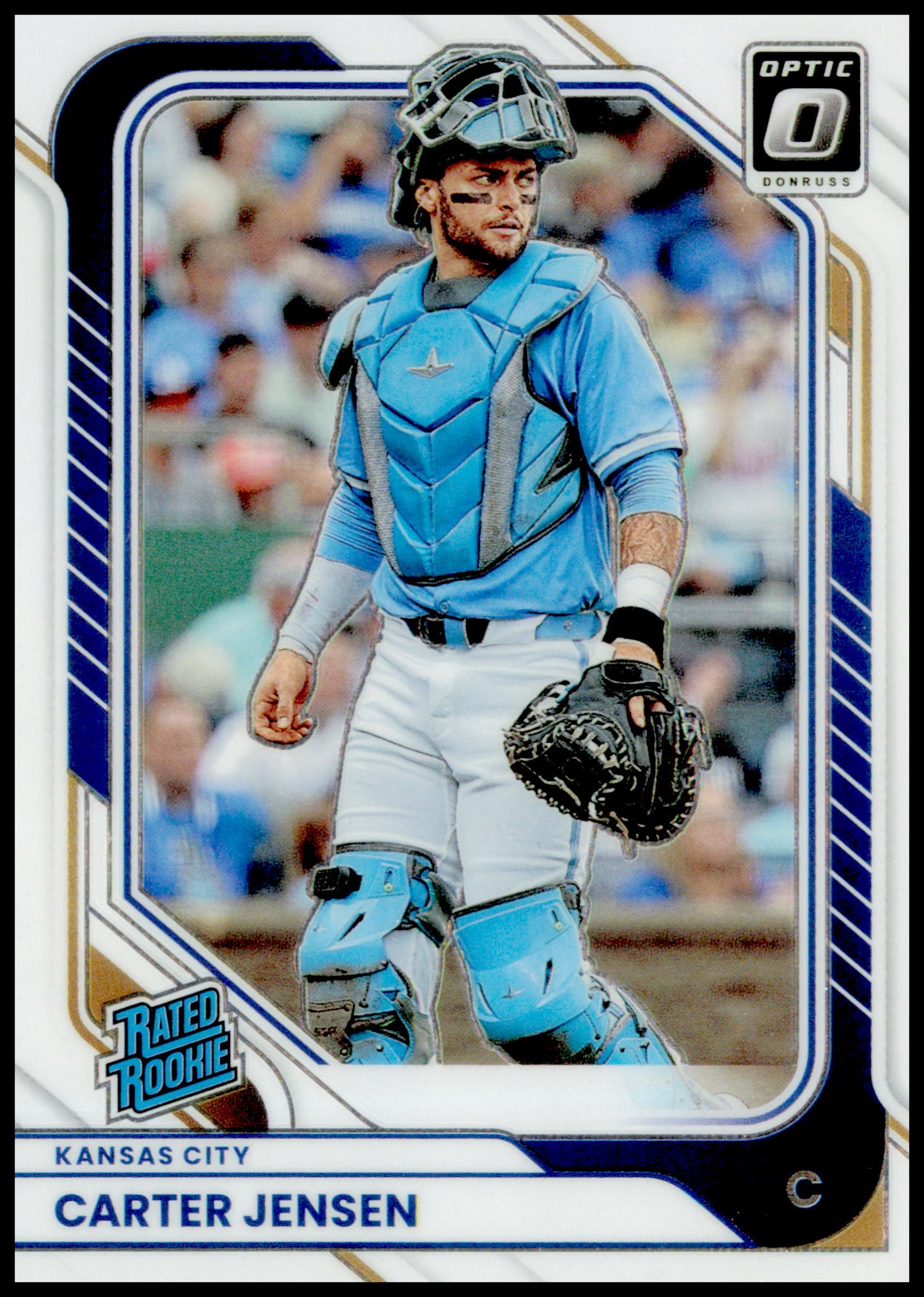 2026 Donruss Carter Jensen Card Optic Rookie Kansas City Royals #33