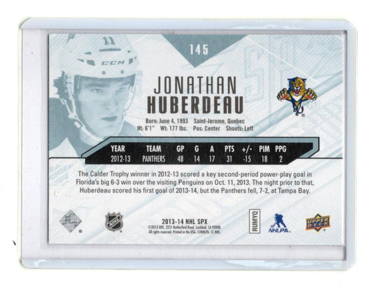 2013-14 SPx Jonathan Huberdeau Card Rookie Florida Panthers #145