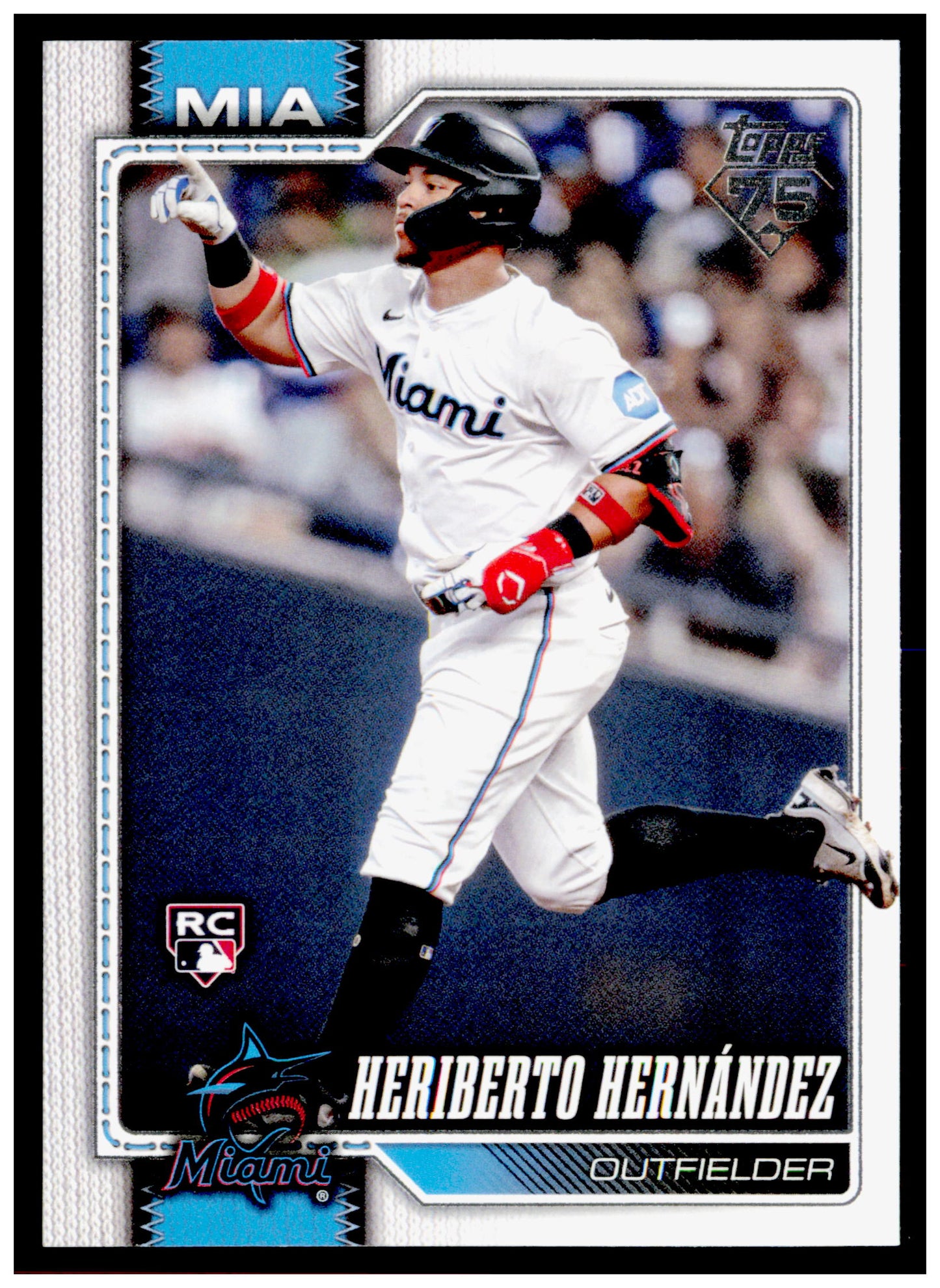 2026 Topps Heriberto Hernández Card Rookie Miami Marlins