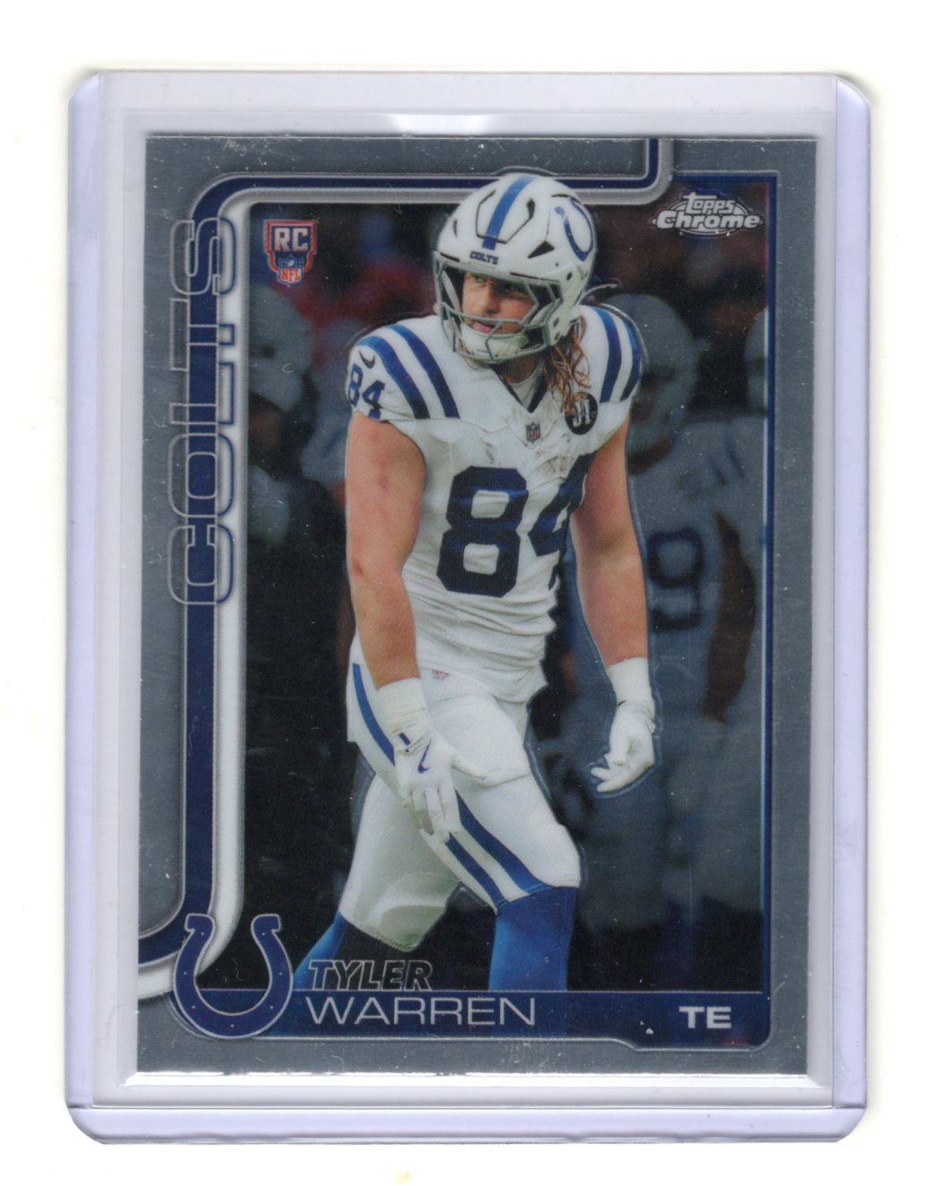 2025 Topps Chrome Tyler Warren Card Rookie Indianapolis Colts
