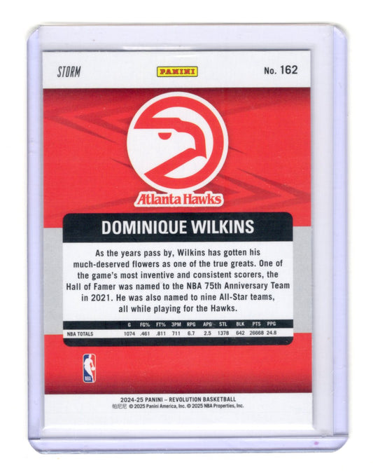 2024-25 Panini Revolution Dominique Wilkins Card Atlanta Hawks