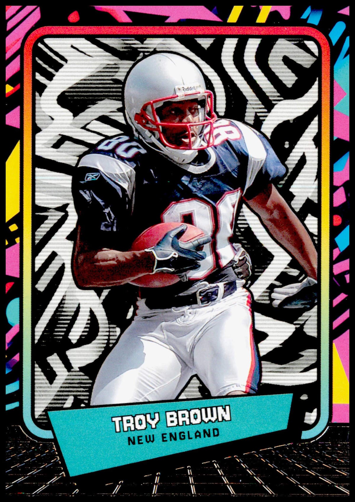 2026 Panini Decades 90s Pop Culture Troy Brown Card New England Patriots