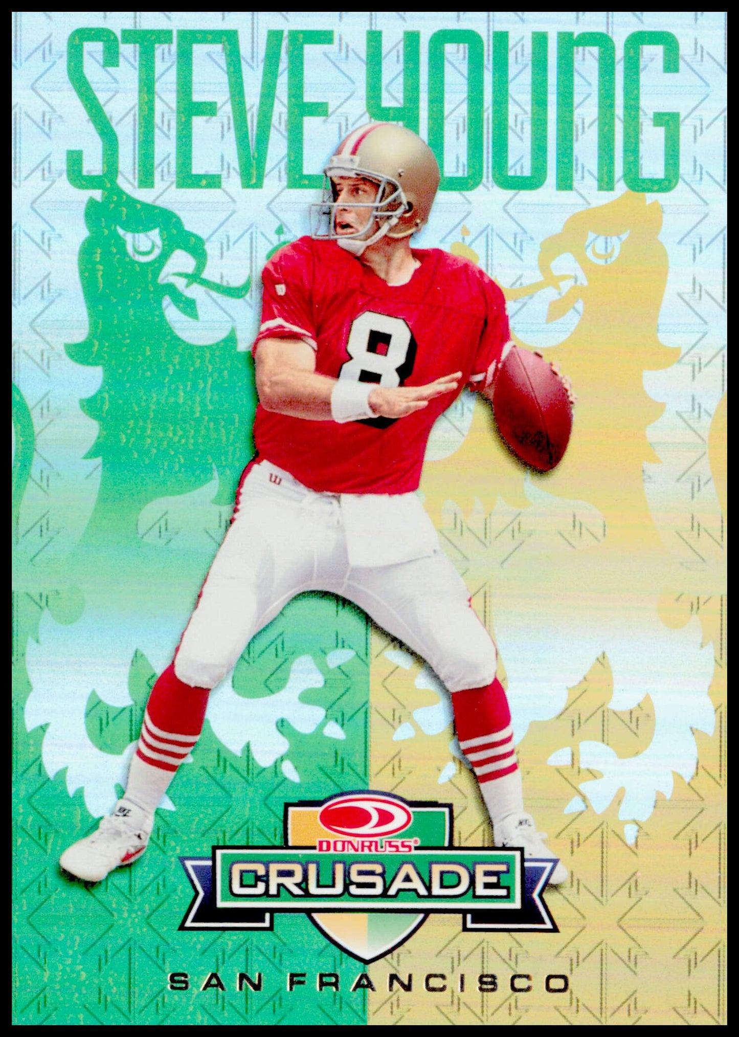 2026 Panini Decades 90s Pop Culture Steve Young Card Crusade San Francisco 49ers