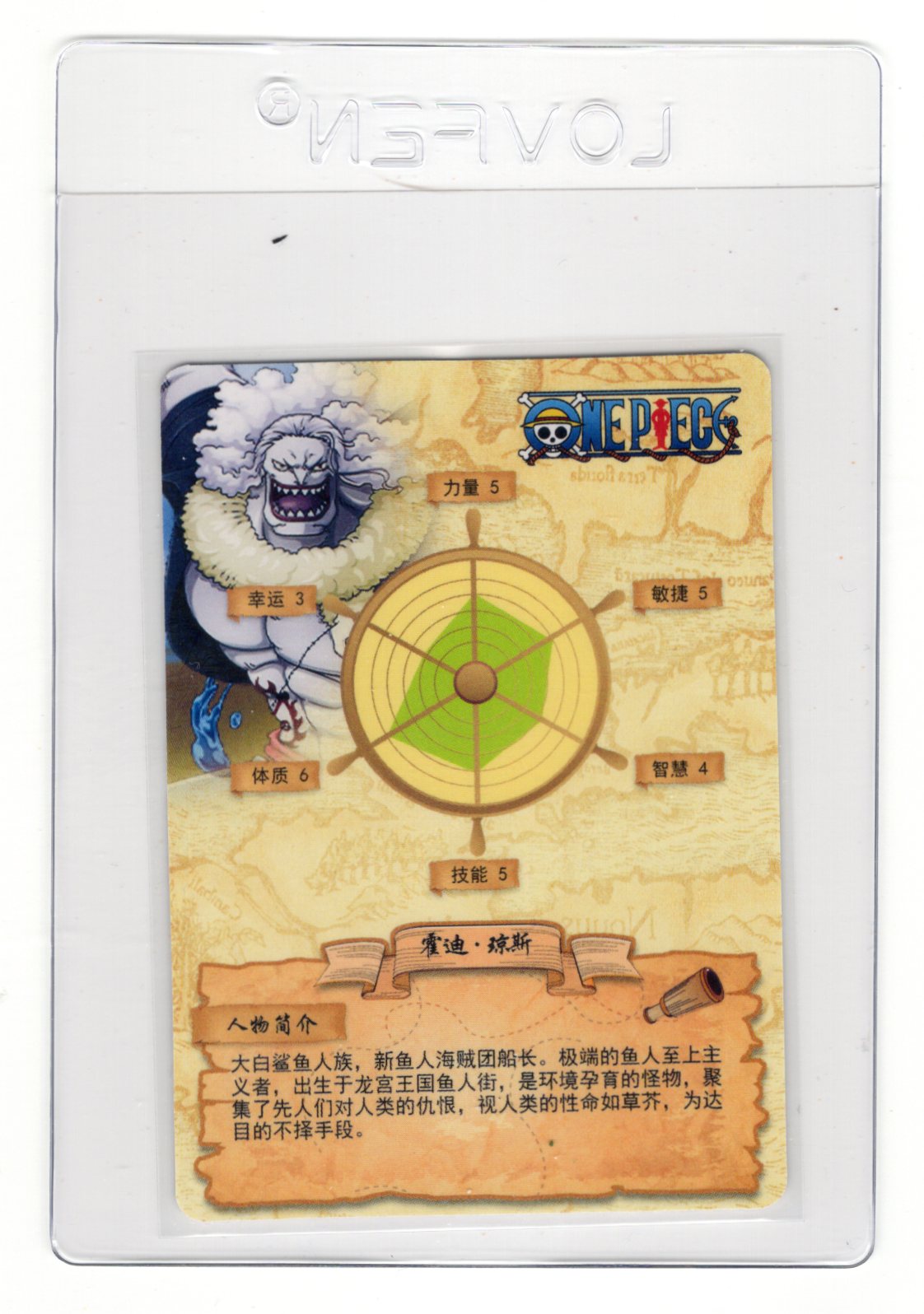 HZ0301 Hody Jones Card SSR (Super Super Rare), Chinese