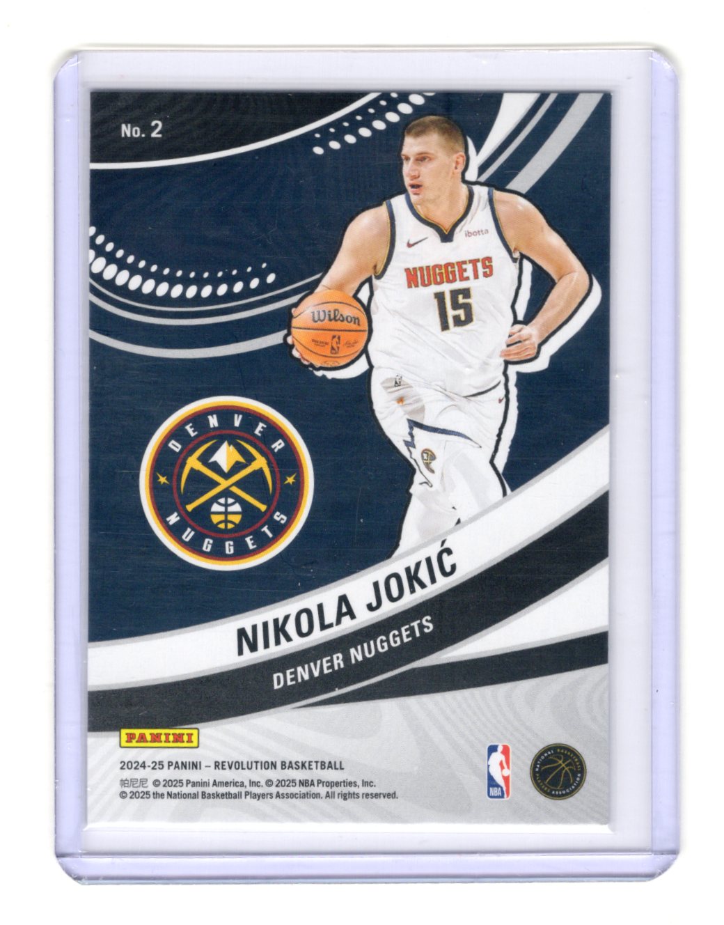 2024-25 Panini Revolution Nikola Jokic Card Vortex Denver Nuggets