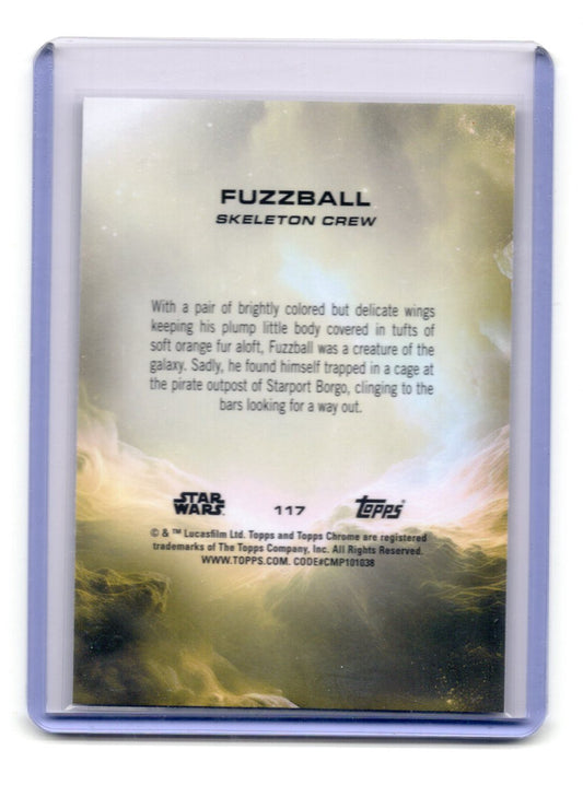 2025 Topps Chrome Star Wars Fuzzball Card