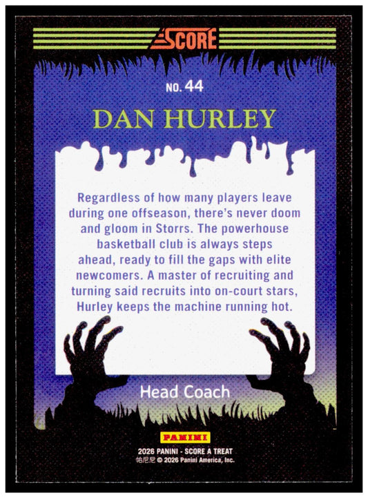 2026 Score-A-Treat Dan Hurley Card NIL