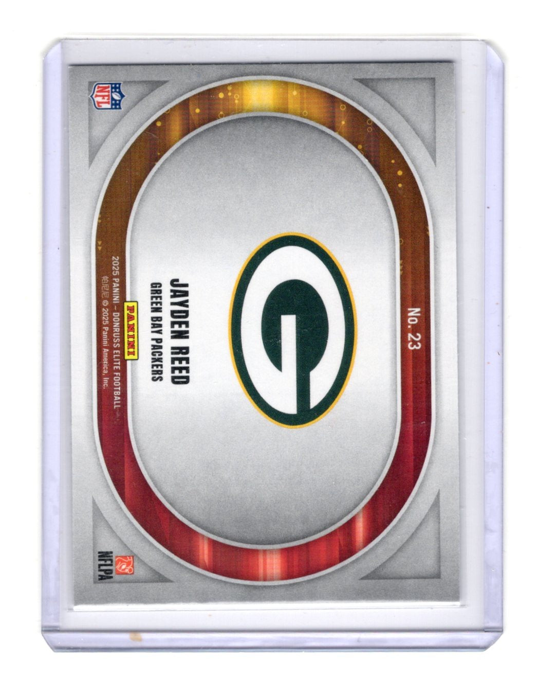 2025 Donruss Elite Jayden Reed Card Full Throttle Green Green Bay Packers