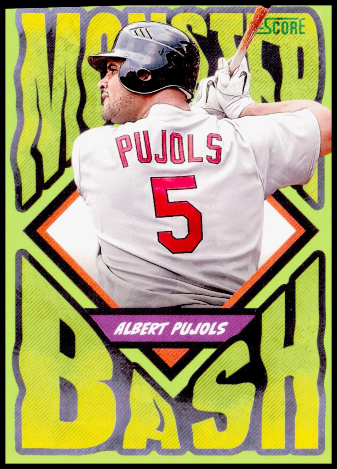 2026 Panini Score A Treat Albert Pujols Monster Bash Cardinals Card Slime