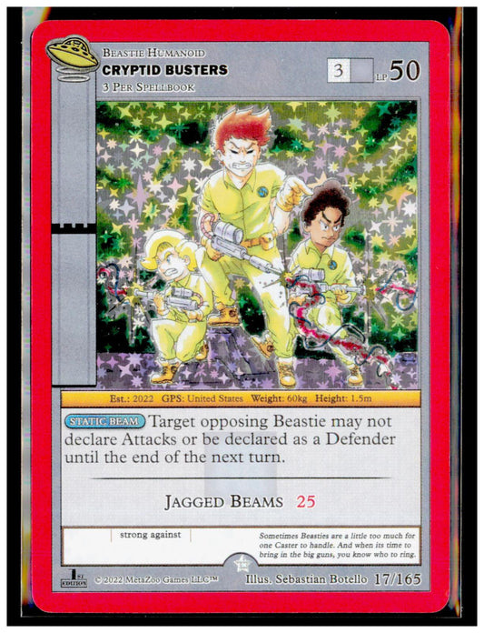 Cryptid Busters 017/165 Gold UFO First Edition MetaZoo Near Mint