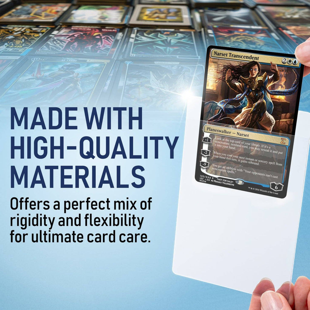40 Pack Semi-Rigid Card Holders - Grading Submission Sleeves for Standard & Thick Trading Cards
