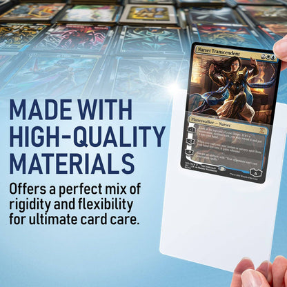 40 Pack Semi-Rigid Card Holders - Grading Submission Sleeves for Standard & Thick Trading Cards