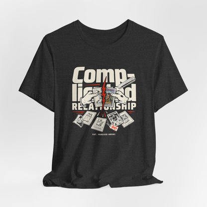 Complicated Relationship Tee — 'Cards & Market Comps' Graphic T-Shirt