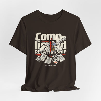 Complicated Relationship Tee — 'Cards & Market Comps' Graphic T-Shirt