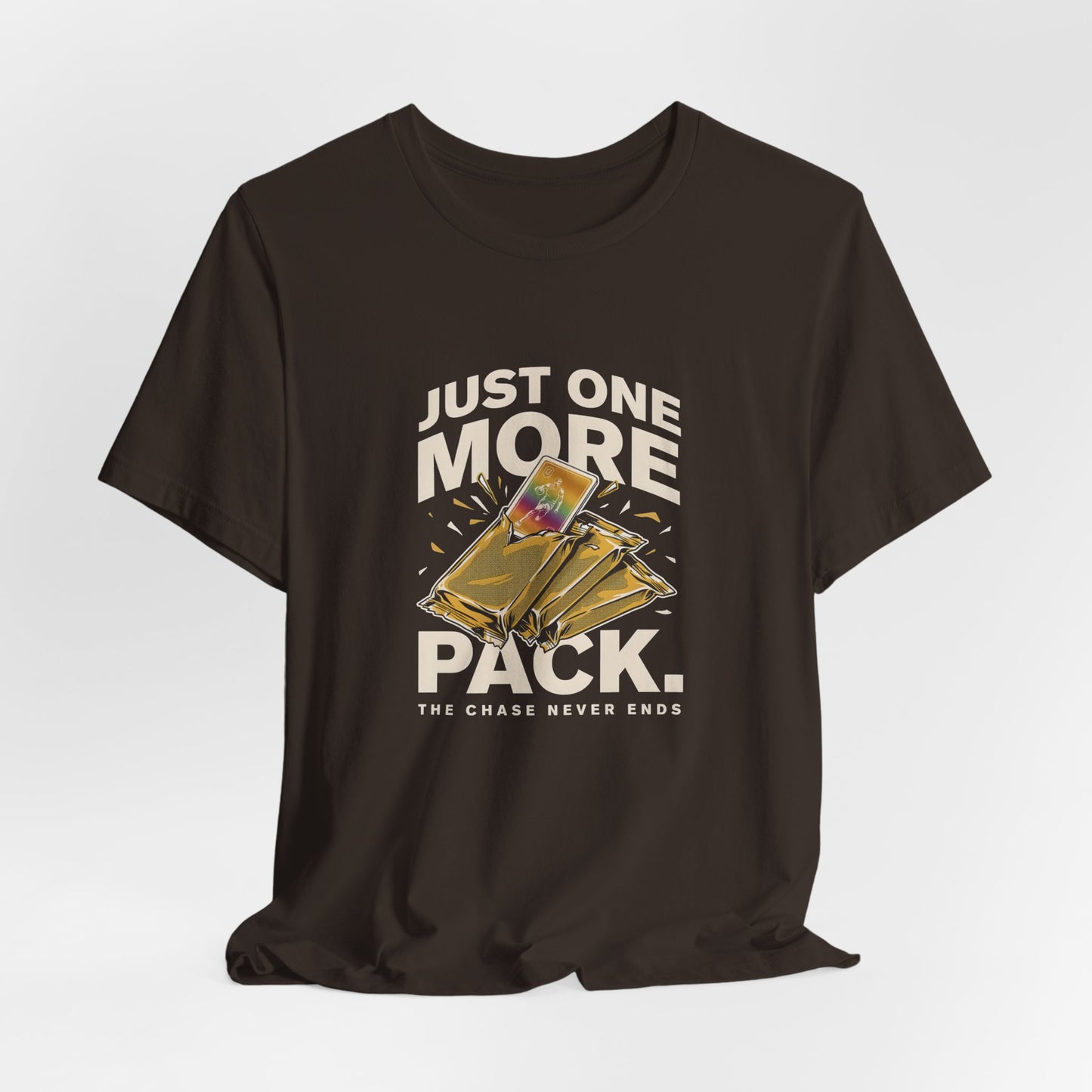 Trading Card Tee — "Just One More Pack" Collector T‑Shirt