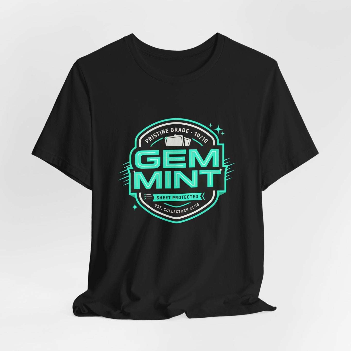 “Gem Mint Badge” Retro Gaming & Collectibles Tee