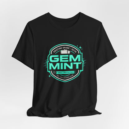 “Gem Mint Badge” Retro Gaming & Collectibles Tee